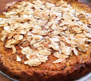 Vegan Amandel-Worteltjestaart